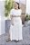 Conjunto Feminino longo Mirella branco estampado - Imagem 5