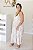 Vestido Feminino Midi Mada nude estampado - Imagem 3