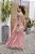 Vestido Feminino Longuete Paula pessego - Imagem 1