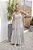 Vestido Feminino Longuete Paula Cinza - Imagem 5