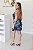 Vestido Feminino curto Laura Azul estampado - Imagem 5