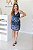 Vestido Feminino curto Laura Azul estampado - Imagem 1