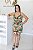 Vestido Feminino curto Laura verde estampado - Imagem 2