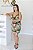 Vestido Feminino curto Laura verde estampado - Imagem 1