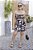 Conjunto Feminino Olivia Curto nude estampado - Imagem 1