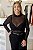 Body Tule Manga Longa preto - Imagem 3