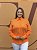 Camisa Feminina Oversized Alexia laranja - Imagem 3
