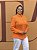 Camisa Feminina Oversized Alexia laranja - Imagem 1