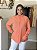 Camisa Feminina Oversized Alexia coral - Imagem 2