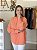Camisa Feminina Oversized Alexia coral - Imagem 3