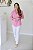 Camisa Feminina Oversized Alexia Rosa Chiclete - Imagem 4