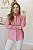 Camisa Feminina Oversized Alexia listrada champagne - Imagem 2