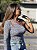 Blusa nula manga gota estampada - Imagem 6