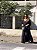 Vestido Chica longo manga Longa preto - Imagem 2
