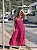 Vestido Feminino Longuete Paula Fucsia - Imagem 2