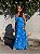Vestido Feminino Longo Mavie azul Estampado - Imagem 6