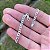 Pulseira Masculina Grumet Escamada 1x1 4mm De Prata 925 - Imagem 3