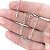 Pulseira Feminina Elos de Coração Prata Esterlina 925 - Imagem 2
