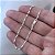 Pulseira Masculina 2mm Veneziana Longa Prata 925 Legítima - Imagem 3