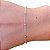 Pulseira Feminina Laminada Bolinhas Prata 925 Legítima - Imagem 1