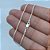 Pulseira Feminina Prata 925 Legítima Fina Cordão Baiano 1mm - Imagem 2