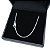 Pulseira Feminina Prata 925 Legítima Fina Cordão Baiano 1mm - Imagem 3