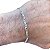Kit Pulseira e Corrente Grumet Escamada 60cm 3mm Prata 925 - Imagem 2