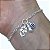 Pulseira Feminina Patuá Olho Grego Figa Hamsá de Prata 925 - Imagem 1
