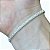 Pulseira Feminina Estilo Pipoca Achatada Prata 925 Legítima - Imagem 1
