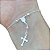 Pulseira Mini Terço Prata 925 Legítima Feminina Bolinha Cruz - Imagem 1