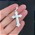 Pingente Crucifixo Cruz Jesus de Prata 925 Legítima Unissex - Imagem 2