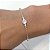 Pulseira Feminina Ponto de Luz Zircônia Bolinha Prata 925 - Imagem 2