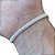 Pulseira Feminina Pipoca Achatada 5mm de Prata 925 Original - Imagem 1