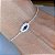 Pulseira Feminina Olho Pedra Zircônia Azul Prata 925 Maciça - Imagem 1