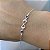 Pulseira Feminina Zircônia Roxa Infinito Prata 925 Legítima - Imagem 1