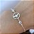 Pulseira Feminina Espírito Santo Pedra Zircônia de Prata 925 - Imagem 1