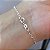 Pulseira Feminina Oração Pai Nosso Cruz Prata 925 Original - Imagem 3