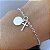 Pulseira Feminina Oração Pai Nosso Cruz Prata 925 Original - Imagem 1