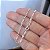 Pulseira Feminina Elos Prata 925 Legítima Maciça Original - Imagem 2