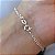 Pulseira Feminina Flor de Lótus Prata 925 Legítima Original - Imagem 2