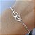 Pulseira Feminina Flor de Lótus Prata 925 Legítima Original - Imagem 1