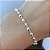 Pulseira Feminina Bolinha Prata 925 Legítima Maciça Original - Imagem 1