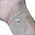 Pulseira Feminina Veneziana com São Jorge Prata 925 Original - Imagem 1