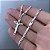 Corrente 3x1 3mm e Pingente Crucifixo Jesus Cristo Prata 925 - Imagem 2