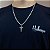 Corrente 3x1 3mm e Pingente Crucifixo Jesus Cristo Prata 925 - Imagem 4