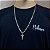 Corrente 3x1 3mm e Pingente Crucifixo Jesus Cristo Prata 925 - Imagem 5