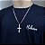 Corrente 3x1 3mm Pingente Crucifixo Jesus Cristo Prata 925 - Imagem 5