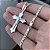 Corrente 3x1 3mm Pingente Crucifixo Jesus Cristo Prata 925 - Imagem 2