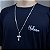 Corrente 3x1 3mm Pingente Crucifixo Jesus Cristo Prata 925 - Imagem 6