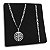 Corrente 3x1 3mm Pingente Medalha São Bento Prata 925 Maciça - Imagem 1